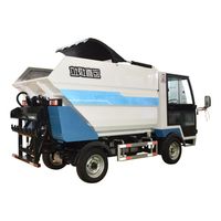 Camion à ordures électrique de haute qualité avec compacteur, nettoyage haute pression, capacité de charge de 2000 kg, batterie 2v200Ah - Mini camions à ordures