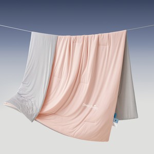 Manta <span class=keywords><strong>de</strong></span> Verano Ecológica Certificada OEKO-TEX, Suave al Tacto, 140gsm, Fresca, <span class=keywords><strong>de</strong></span> Seda <span class=keywords><strong>de</strong></span> Hielo y Spandex, Transpirable, para Hogar y <span class=keywords><strong>Hotel</strong></span>, Venta al Por Mayor - Product Image 2