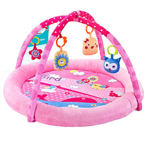 Nouveau Tapis d'Éveil et d'Activités Pliable 5 en 1 pour Bébé Nouveau-né – Maison <span class=keywords><strong>de</strong></span> Jeu Douce et Moderne - Product Image 1