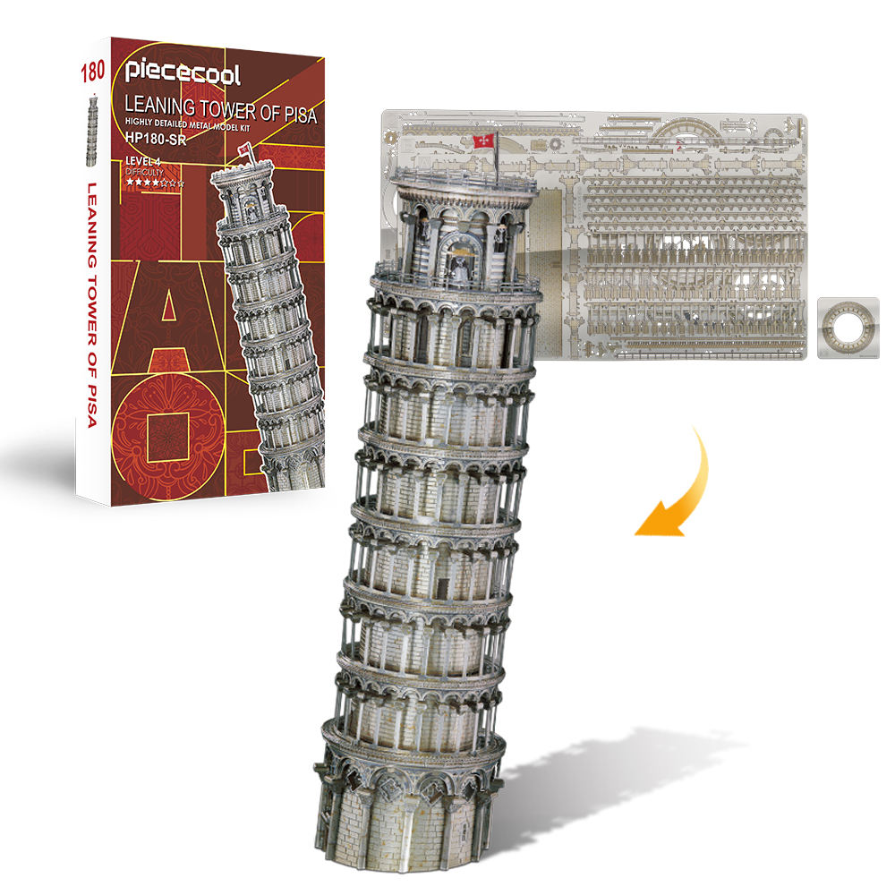 Piececool Italia Famous Souvenir Miniature Assemble Building Mini