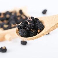 Premium Wilde Zongedroogde Zwarte Gojibessen Hoge Anthocyanine Voedzame Gedroogde Vruchten Veganistische Snack Wereldwijde Distributeur Groothandel