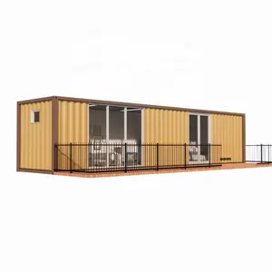 China 20ft luxury model houses ready prefab tiny house shipping modular homes 40ft container house