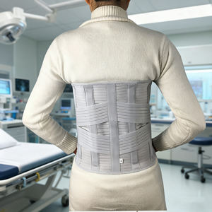 नया लंबर फिक्सिंग बेल्ट समायोज्य लंबर समर्थन कमर बेल्ट डबल पुल कमर समर्थन बेल्ट - Product Image 2