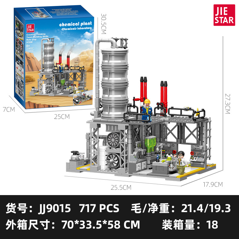 Laboratoire de gaz naturel-717 pièces-jj9015