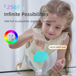 Lámpara de Noche de Concha de <span class=keywords><strong>Perla</strong></span> al por Mayor, Lámpara Ambiental RGB de 7 Colores, Luz Decorativa 2 en 1 para Mesita de Noche, Luz Ambiental para Hogar y Hotel de Lujo - Product Image 6