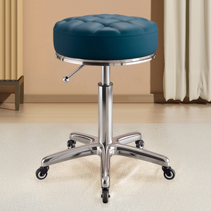 Beauty chair with sliding wheels hair salon chair beauty salon special large work <b>stool</b> height-adjustable rotating chair - Product Image 5