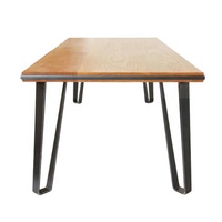 Pieds de table basse et pieds de table industriels coniques en métal de 16 pouces en laiton antique