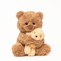 Ensemble de poupées animales parent-enfant, grand ours en peluche tenant une petite poupée bébé, compagnon pour enfants, cadeau d'anniversaire, super doux