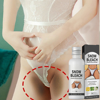 Lotion corporelle éclaircissante puissante pour la zone du bikini, marque privée OEM, Undream Woman, pour l'élimination des taches sombres des parties intimes, effet neige pour les zones intimes.