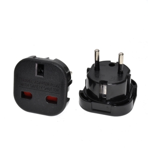 Adattatore da Presa UK a EU 240V, Convertitore Spina Euro da Viaggio, Caricatore AC da Parete, Adattatore di Alimentazione UK, <span class=keywords><strong>Prese</strong></span> <span class=keywords><strong>Elettriche</strong></span> Britanniche - Product Image 1