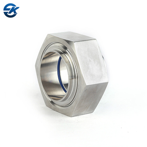 Tornillo de acero inoxidable hembra NPT, virola RJT, tuerca hexagonal sanitaria SMS, Unión + macho + revestimiento + Junta - Product Image 2