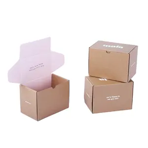 ทองโฮโลแกรมประทับตราตนเองสีดำจัดส่งหมวกกล่องบรรจุที่กำหนดเองพิมพ์โลโก้ Cajas Personalizadas กล่องชุดชั้นในกล่องจดหมาย