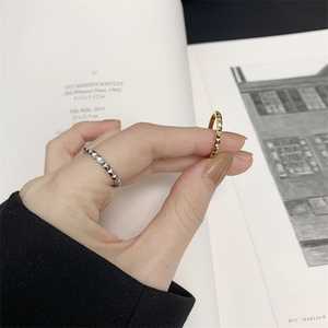 Dainty Wholesale Fashion <b>Fingers</b> <b>Rings</b> Stainless Steel Jewelry Gold Filled Gear Rivet <b>Rings</b> for Women - Product Image 4