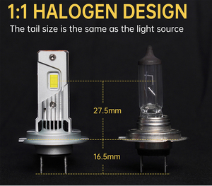 Faros LED para Automóvil, Bombillas Antiniebla, 27 W, 2750 LM, 6500 K, Diseño Todo en Uno, Conexión y Uso, Luz Blanca para Actualización - Product Image 4