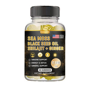 Gommose Personalizzate OEM <span class=keywords><strong>Best</strong></span> Seller con Muschio Marino, Olio di Semi Neri, Shilajit, Zenzero e Ashwagandha per Supporto Immunitario ed Energetico - Product Image 6