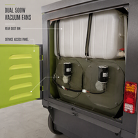 Balayeuse autoportée XY-C20 entièrement fermée, largeur de nettoyage 2000 mm, 16000 m²/h, batterie 48V 150Ah, pour usine et entrepôt