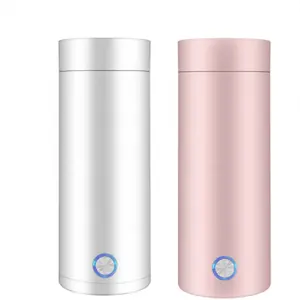 Hervidor de <span class=keywords><strong>agua</strong></span> eléctrico portátil para turista, calentador de <span class=keywords><strong>agua</strong></span> <span class=keywords><strong>pequeño</strong></span> para coche, <span class=keywords><strong>termo</strong></span> con calefacción, venta al por mayor - Product Image 1