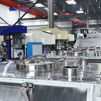 Mélangeur horizontal sans gravité électrique 500L pour poudres chimiques et détergents avec fonction de séchage