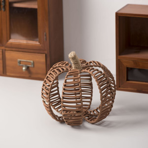 Adorno Decorativo de Calabaza de Halloween, Plástico Hecho a Mano, para Uso en Interiores y Exteriores, Accesorios Festivos - Product Image 1