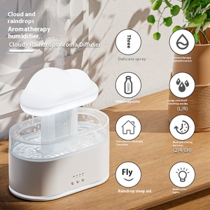 Creative New 500ml Rain <strong>Cloud</strong> Mushroom Design Humidifier Colorful Light Aroma <strong>Diffuser</strong> for Household Hotel - Product Image 1