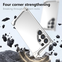 Étui de téléphone portable en aluminium 2025 pour S23 Ultra avec protection de l'appareil photo, dissipation de la chaleur, antichoc, design luxueux, 6 couleurs