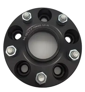 Adattatore distanziali ruota CB 71.5 spessore 2 "telaio nero forgiato distanziale ruota auto universale 50 Mm Pajero Montero mozzo sportivo Centric