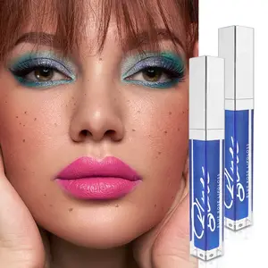 Lipgloss Groothandel Bulk Blauwe Kleur Veranderende Lippenstift Langdurige Hydraterende Schattige Lipgloss