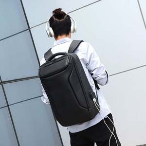 Sac à dos de voyage pour ordinateur portable, sac à dos de luxe personnalisé, 17 pouces, imperméable, pour l'université, avec poignée télescopique, mochilas, gentleman, rechargeable par USB - Product Image 6