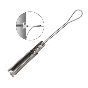 Optical Fiber <strong>Cable</strong> Drop Wire Clamp CE Certified Customizable Size for Fiber Optic <strong>Cables</strong> - Product Image 1