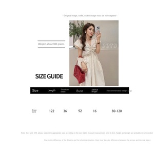 Vestido Midi de lunares <span class=keywords><strong>para</strong></span> mujer con mangas abullonadas, escote acentuado con lazo, práctico detalle de bolsillo, perfecto <span class=keywords><strong>para</strong></span> días de trabajo informales - Product Image 4