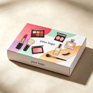 FX Creative Cosmetic Paper Carton with Transparent Display <b>Window</b> Metallic <b>Foil</b> Decoration and Full Color Printing - Product Image 6