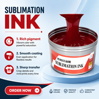 Impression offset à base d'huile CMYK pour transfert thermique par sublimation sur tissu textile, certifiée ISO9001 et REACH