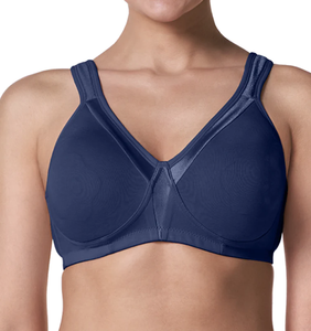 Ladies Cover and Hold Bra Wireless Full Cup Support Bra Seamless Soft Stretch Fabric Comfortable Daily Wear Anti-Sagging Bra - Product Image 1