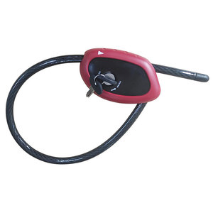 Candado de cable de acero ajustable de 50 mm con llave, candado de seguridad para bicicleta y motocicleta con diseño telescópico para bicicleta eléctrica y motocicleta - Product Image 1