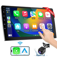 Reproductor de DVD para Auto Android Universal con Pantalla Táctil de 10 Pulgadas y 2 Din, GPS, Wifi, Mirror Link, Navegación, Cámara de Reversa, Colocación en el Tablero