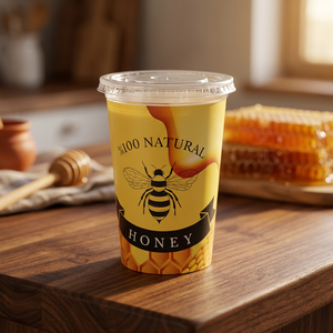 DPB300 PP <b>Plastic</b> Food Packaging Cup Disposable Stackable Food Grade <b>Container</b> Custom Logo Turkey Manufacturer Wholesale Export - Product Image 2