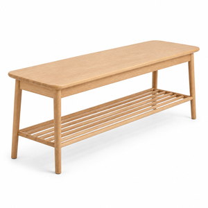 Banc de jardin Woodland Hall - Chaise de jardin en bois d'exportation avec pieds sabre - Mobilier d'extérieur durable et imperméable pour restaurant et terrasse - Product Image 1