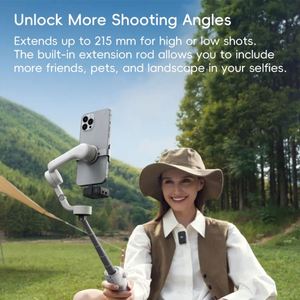 Osmo Mobile 6 OM 6 Gimbal de Mano con Estabilización de 3 Ejes, ActiveTrack 5.0, Barra de Extensión Integrada, Estabilizador y Trípode - Product Image 3