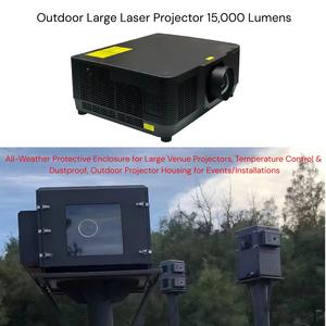 Proyector de video láser 3LCD de 15000 lúmenes para cambio de lente motorizado de proyección de estadio, proyección de 360 ° - Product Image 3