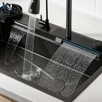 Évier de cuisine numérique intelligent OEM Standard Flying Rain avec affichage numérique moderne
