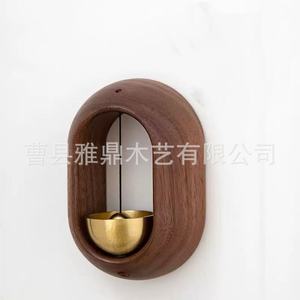 Sonnette de porte en bois massif de style chinois, installation facile, sonnette d'entrée pour la maison - Product Image 3