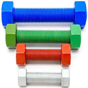 Boulon à tête hexagonale M19 Écrou lourd 55 mm B7 <span class=keywords><strong>M16</strong></span> <span class=keywords><strong>Prix</strong></span> L7 Boulons Écrous M18 Astm A193 Gr Barre filetée Ptfe - Product Image 2