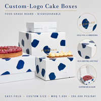 Emballage en carton personnalisé, emballage bon marché, usine chinoise, cupcake, ectv, macaron, donuts, cookies au chocolat, tarte aux fruits, gaufre, nouveau