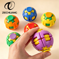 Tren Terbaru 2026 Mainan Klasik Lainnya Bola Fidget Plastik Cetak 3D Anti-Stres Pereda Stres Mainan Sensorik Fidget