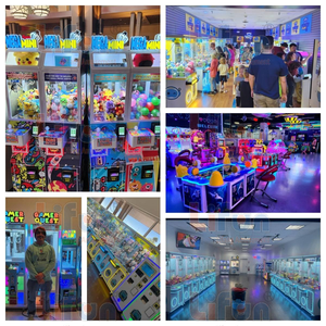 Machine d'Arcade Commerciale LIFUN à Monnayeur avec Grue Attrape-Prix, Bonbons LED, Jouet Fou, Griffe à Poupées et Peluches - Product Image 4