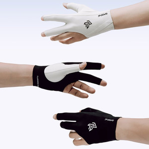 Gants de billard/snooker TP de haute qualité en coton et élasthanne, taille L, design 3 doigts, pour femmes et hommes, portables, pour utilisation sportive (billard/carambole) - Product Image 3