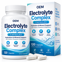 Capsules d'électrolytes, complément d'hydratation avec sodium, potassium, magnésium pour le bien-être quotidien, fabrication en marque privée OEM