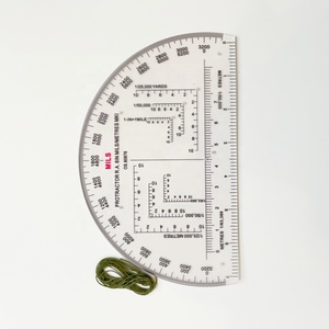 Goniometro Semicircolare in Plastica Trasparente da 6 Pollici per Marcatura Mappe all'Aperto - Product Image 3