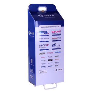 Logo personnalisé impression ondulé présentoir moderne rotatif <span class=keywords><strong>exposition</strong></span> chariot en carton avec roues pour <span class=keywords><strong>exposition</strong></span> médicale à <span class=keywords><strong>Dubaï</strong></span> - Product Image 6