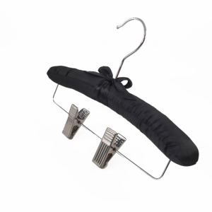 En gros broderie <span class=keywords><strong>satin</strong></span> blanc rembourré cintre <span class=keywords><strong>cintres</strong></span> - Product Image 6